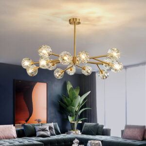 Gold Luxury Crystal Chandelier Light