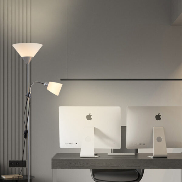 Classic Dual Heads Metal Floor Light - Image 4