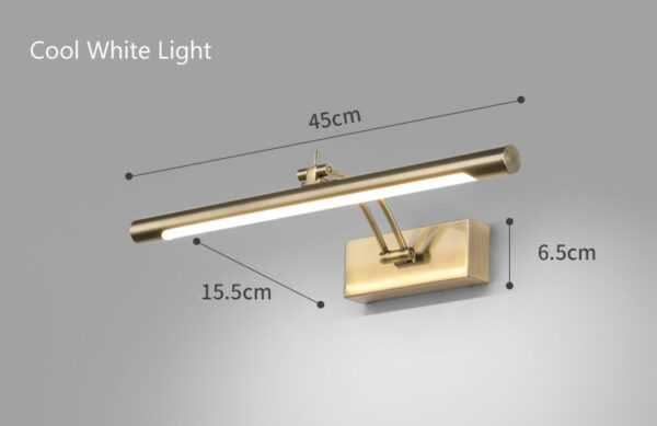 Antique Bronze Bathroom Vanity Mirror Light - Image 5