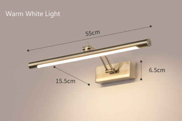 Antique Bronze Bathroom Vanity Mirror Light - Image 6