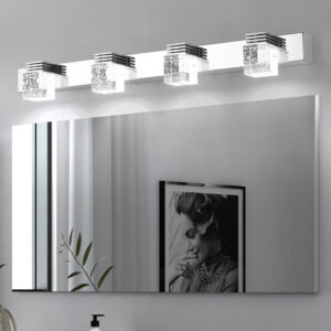 Luxury Crystal Bathroom Mirror Light
