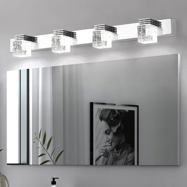 Luxury Crystal Bathroom Mirror Light