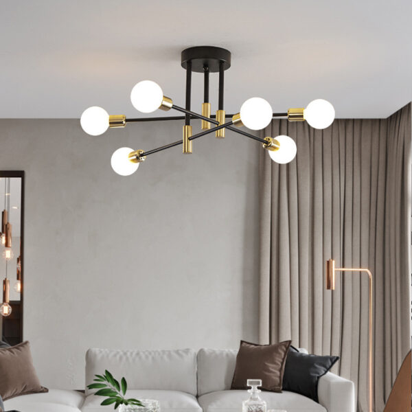 4/6/8 Bulbs Pendant Chandelier Light - Image 4