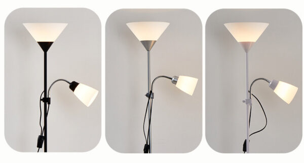 Classic Dual Heads Metal Floor Light - Image 5