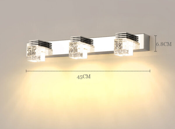 Luxury Crystal Bathroom Mirror Light - Image 5