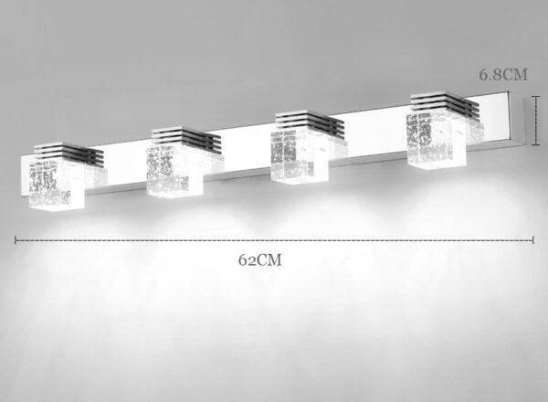 Luxury Crystal Bathroom Mirror Light - Image 6
