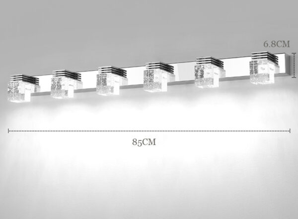 Luxury Crystal Bathroom Mirror Light - Image 8