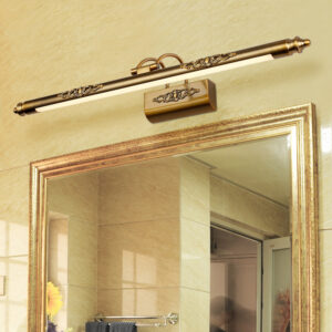 Vintage Style Vanity Mirror Light With Applique