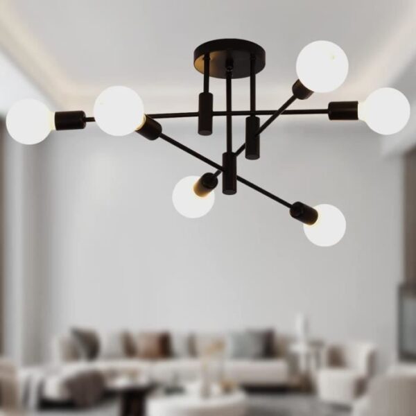 4/6/8 Bulbs Pendant Chandelier Light - Image 3