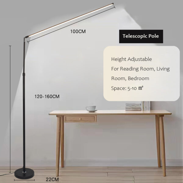 Super Bright 100cm Long Floor Lamp - Image 5