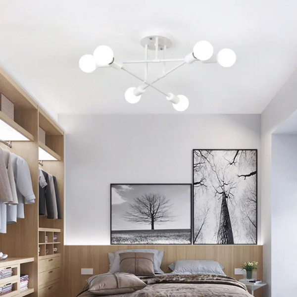 Modern Sputnik Pendant Light Ceiling Lamp - Image 3