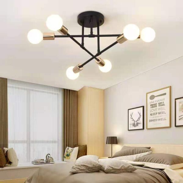 Modern Sputnik Pendant Light Ceiling Lamp - Image 2