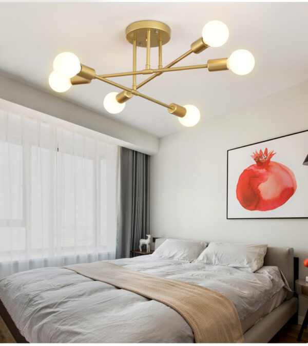 Modern Sputnik Pendant Light Ceiling Lamp - Image 5