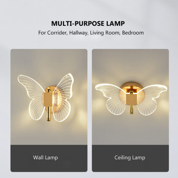 Hot Selling Gold Butterfly Wall Light - Image 4