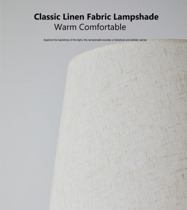 Modern Wood Tripod Standing Floor Lamp - Image 4