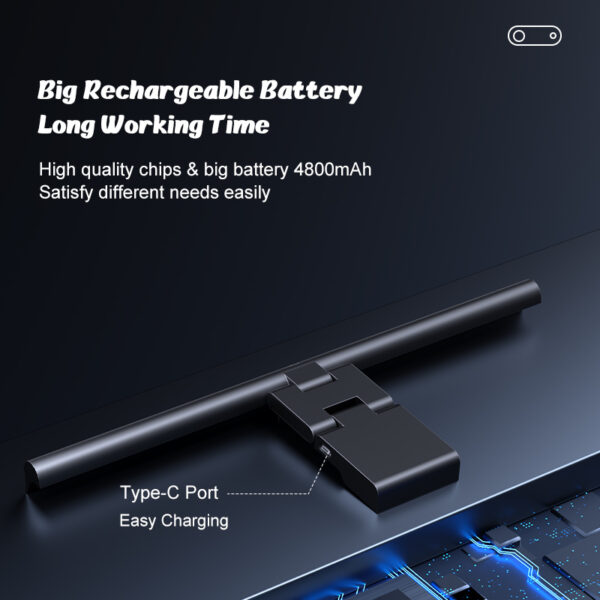 Wireless Desktop Laptop Monitor Light With Rechargeable Battery - Image 5