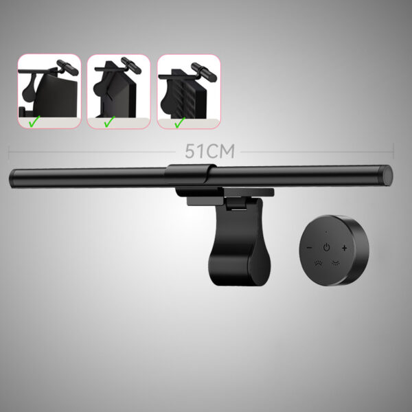 Adjustable Bracket LED Computer Monitor Light with Wireless Contorl - Image 2