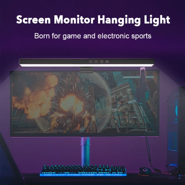 Computer Monitor Light Bar With RGB Backlight - Image 5