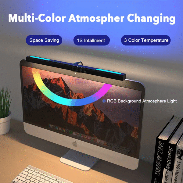 Computer Monitor Light Bar With RGB Backlight - Image 4