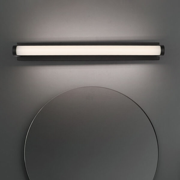 Sleek Design Black Bathroom Light Fixture - Image 2