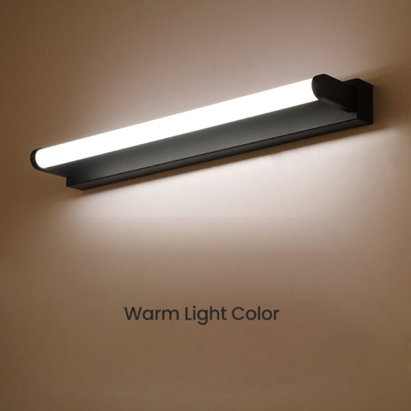 Sleek Design Black Bathroom Light Fixture - Image 3
