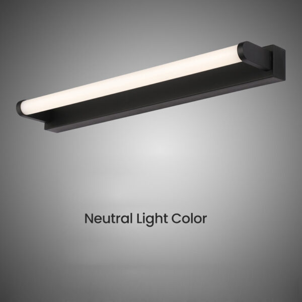 Sleek Design Black Bathroom Light Fixture - Image 4