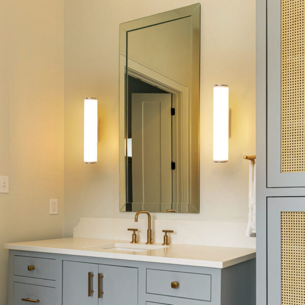Modern Cylinder Stainless Bright LED Mirror Light - Image 6