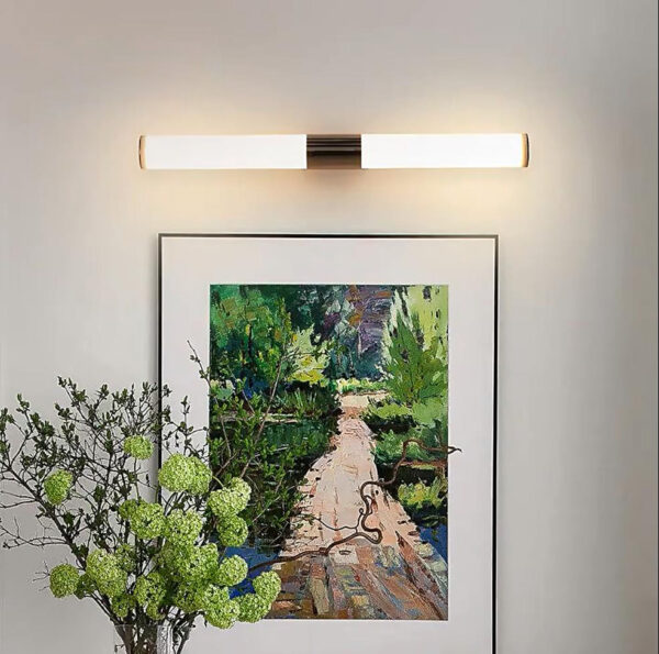 Modern Cylinder Stainless Bright LED Mirror Light - Image 5