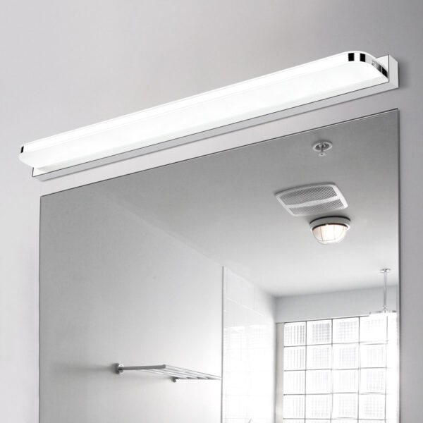 Multi-Function Stainless Steel LED Bathroom Mirror Light - Image 6