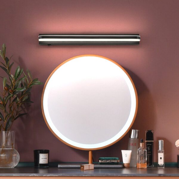 Multi-Function Stainless Steel LED Bathroom Mirror Light - Image 3