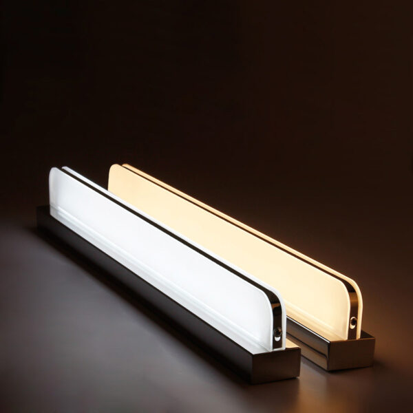 Multi-Function Stainless Steel LED Bathroom Mirror Light - Image 8