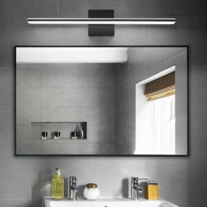American Style Stainless Chrome Washroom LED Mirror Light