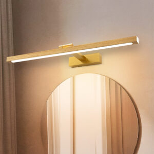 Brushed Finish Aluminum LED Bathroom Mirror Lamp