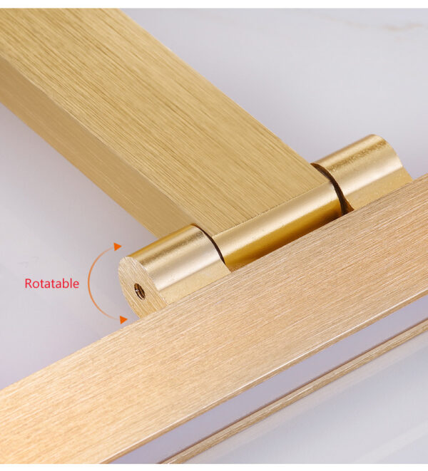Brushed Finish Aluminum LED Bathroom Mirror Lamp - Image 6