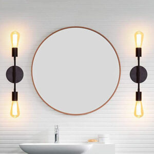 2-Lights Metal Wall Sconce Light Fixture