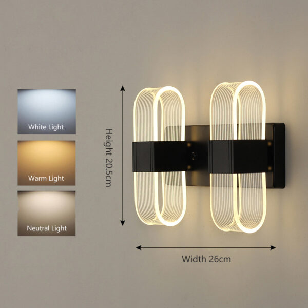 Nordic Style Bowknot Wall Light - Image 8