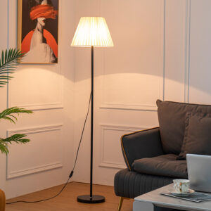 Simple Classic Warm Fabric Floor Lamp
