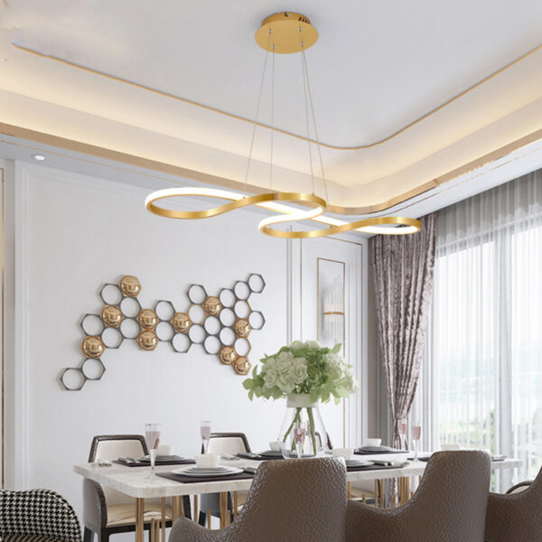 Unique Design Music Note LED Hanging Lamp - Image 4