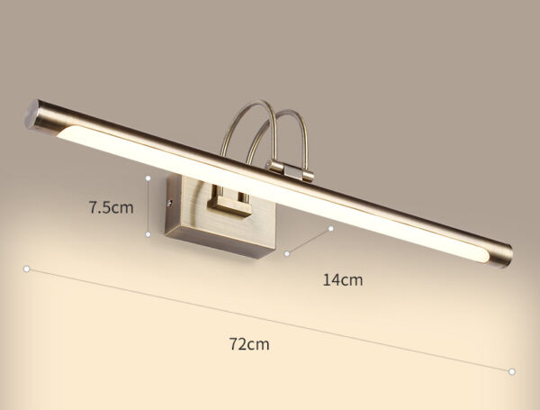 Angle Adjustable Durable Metal LED Vanity Lamp - Image 8