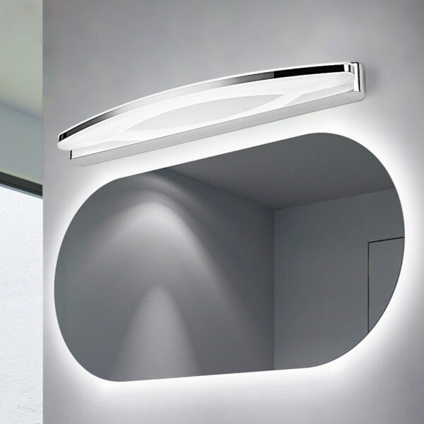 Modern Luxury Stainless LED Bathroom Wall Lights - Image 3