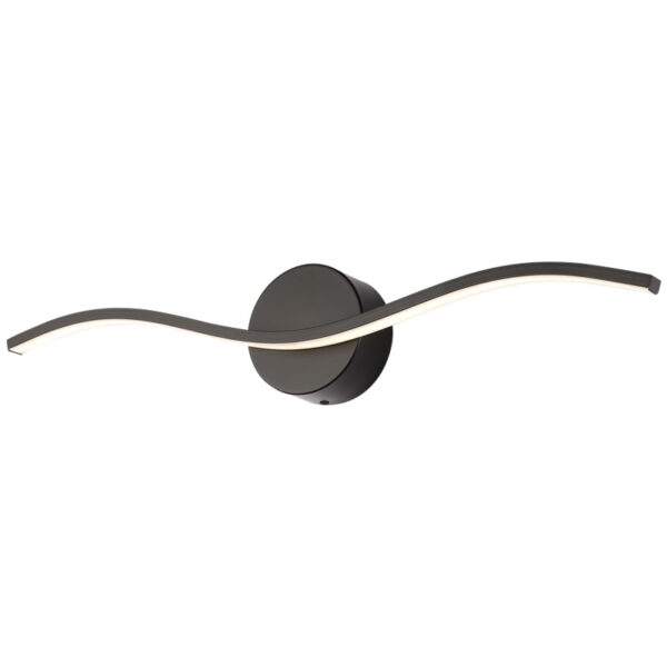 Unique Wave Shape Bathroom Mirror Light Fixture - Image 4