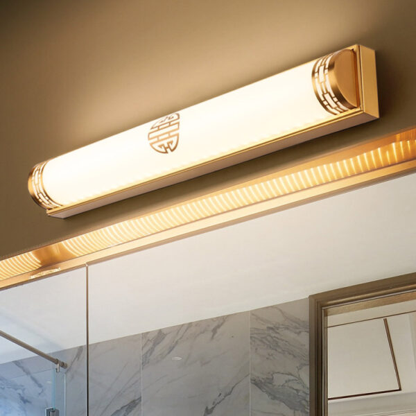 Chinese Retro Style LED Bathroom Over Mirror Light - Image 2