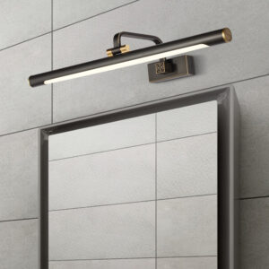 Chinese Retro Style Copper LED Mirror Light