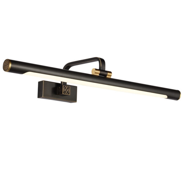 Chinese Retro Style Copper LED Mirror Light - Image 6