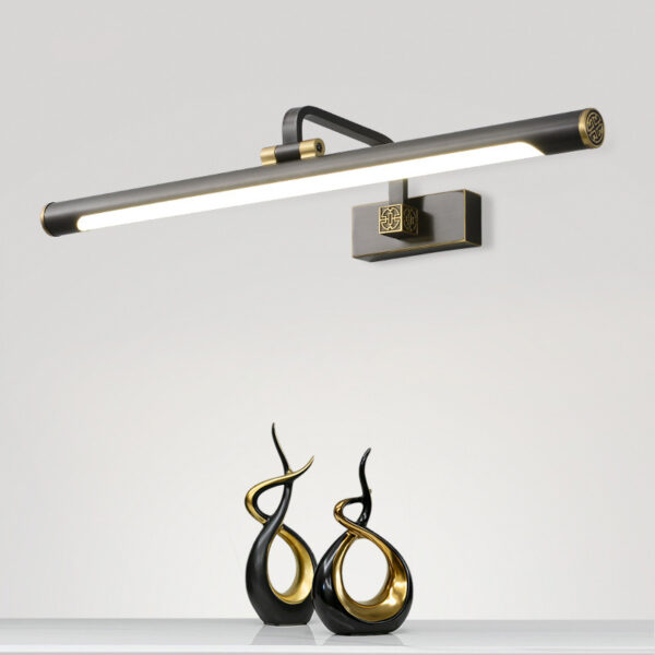 Chinese Retro Style Copper LED Mirror Light - Image 3