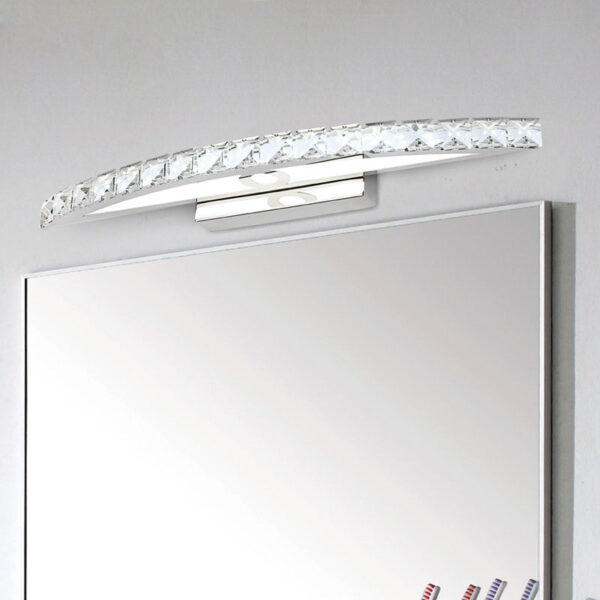 Fine Lustre Crystal LED Vanity Light Fixture - Image 2