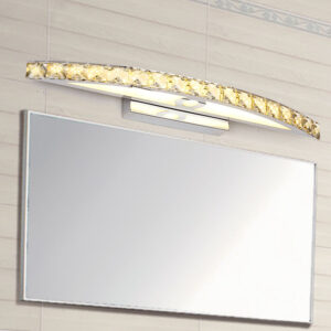 Fine Lustre Crystal LED Vanity Light Fixture