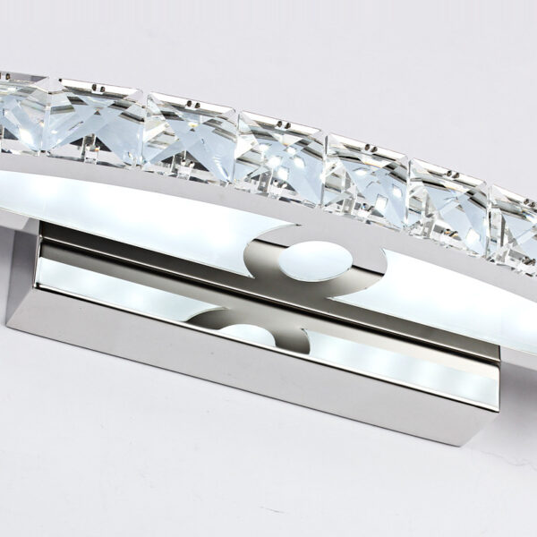 Fine Lustre Crystal LED Vanity Light Fixture - Image 3