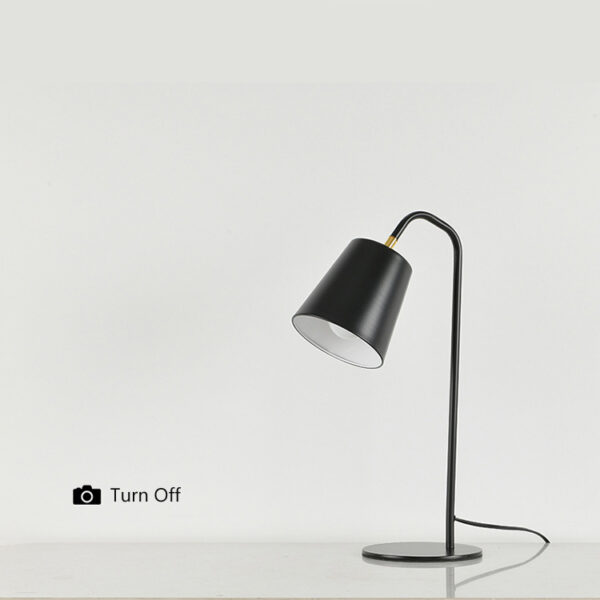 Metal Angle Adjustable Black LED Desk Lamp - Image 6
