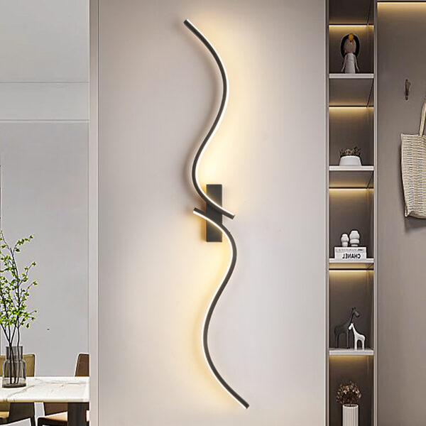Double S Aesthetic LED Wall Lights